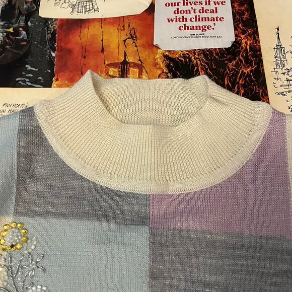 Vintage Alfred Dunner Embroidered Pullover Sweater - Picture 4 of 7